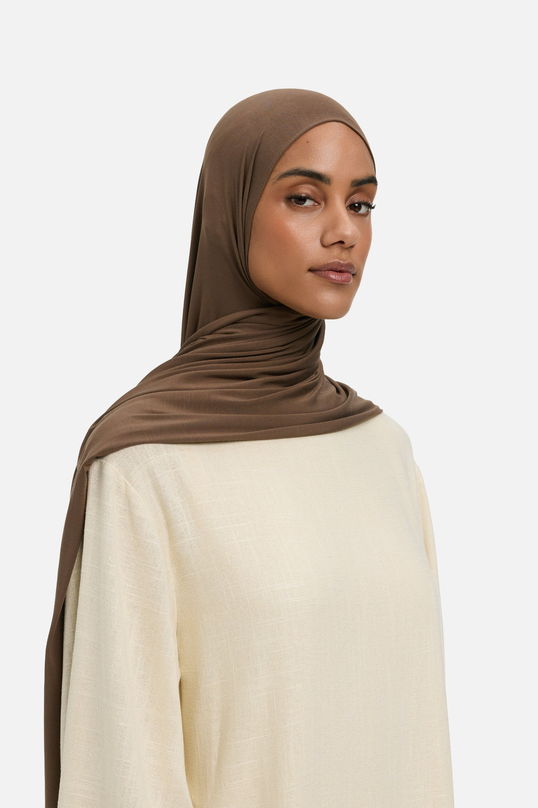 Bambou Jersey Écharpe | Dark Terra