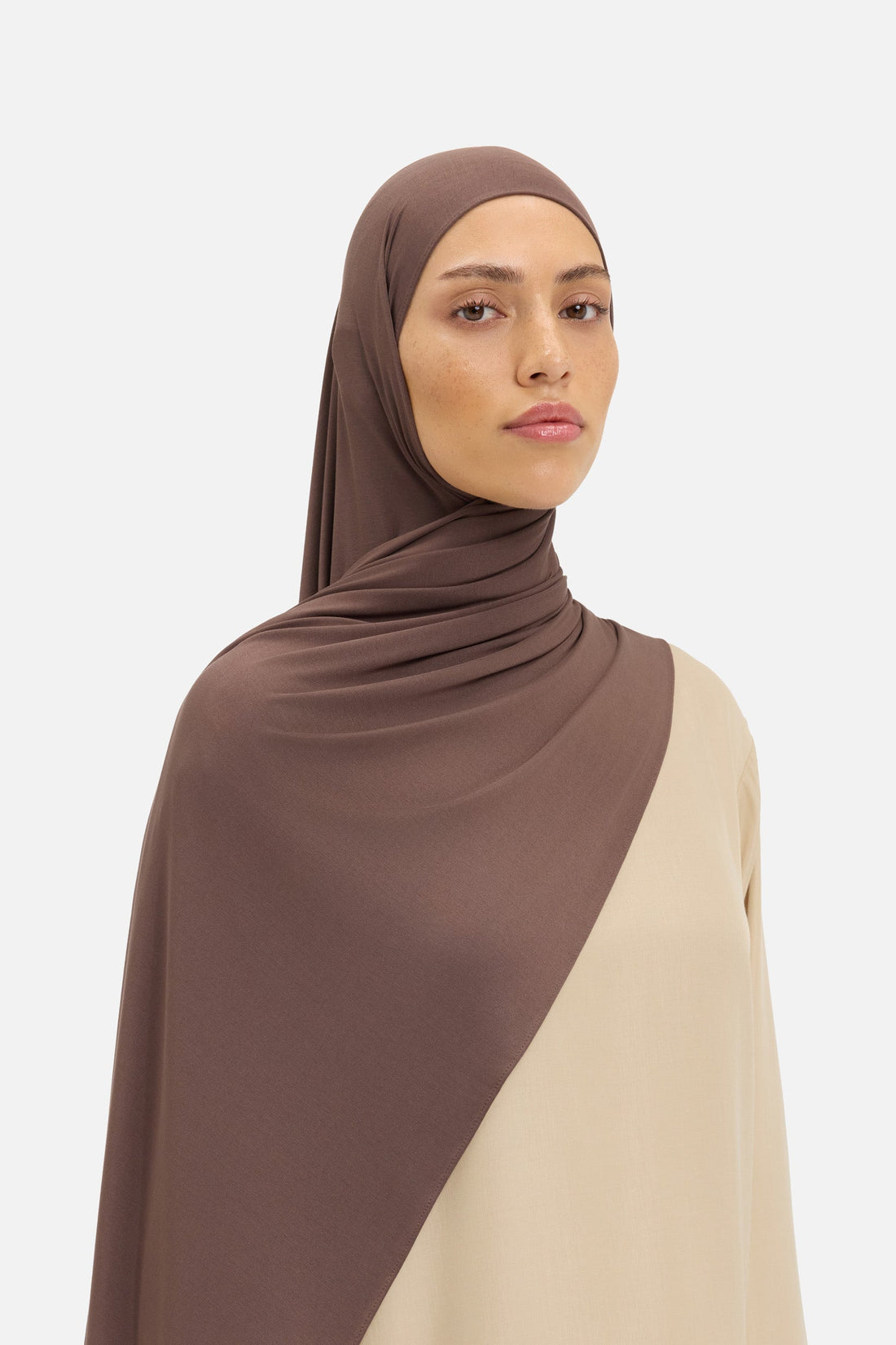Respirant Jersey Écharpe | Burnt Mocha