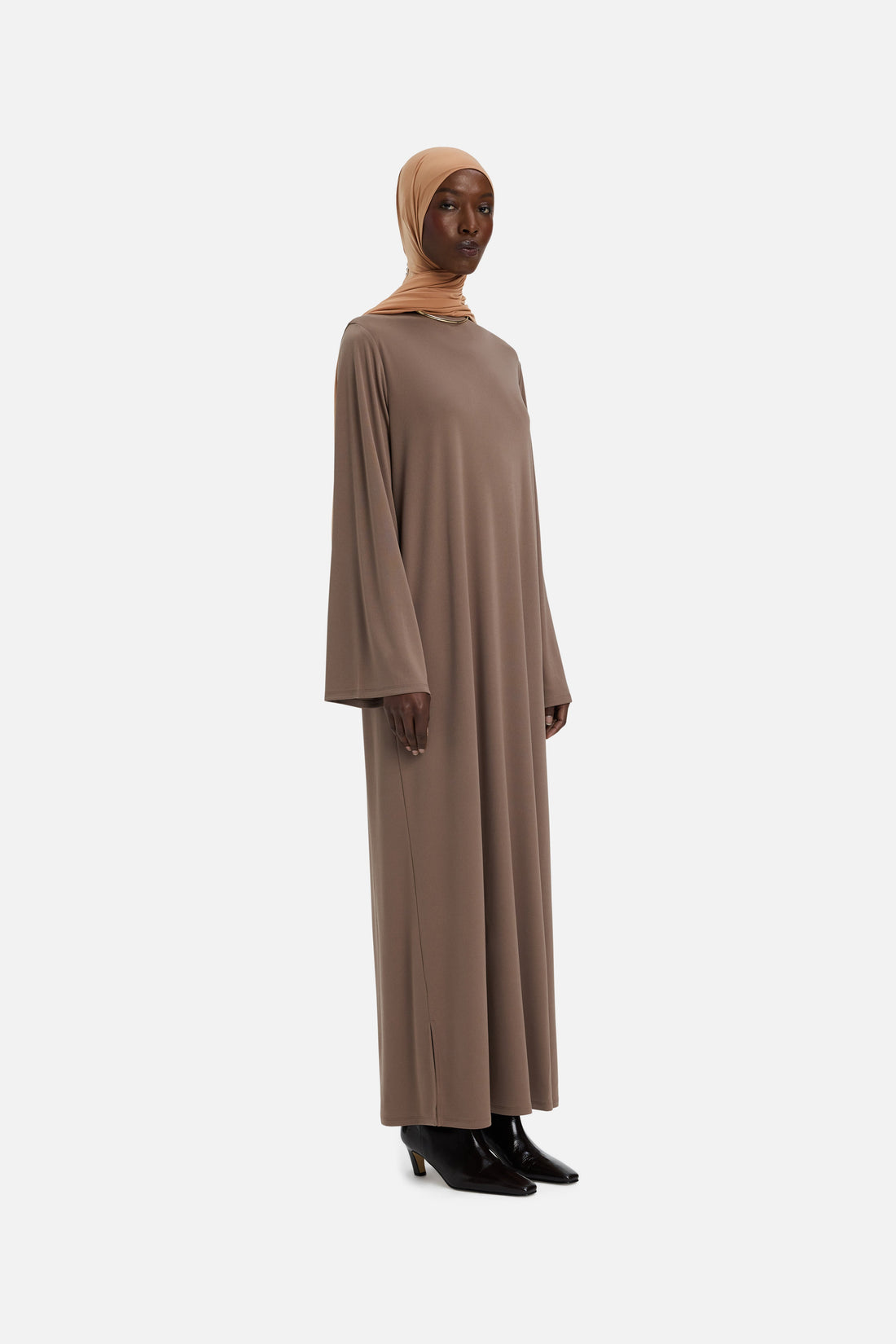 Essentiel Robe en Jersey Régulier | Taupe Rose