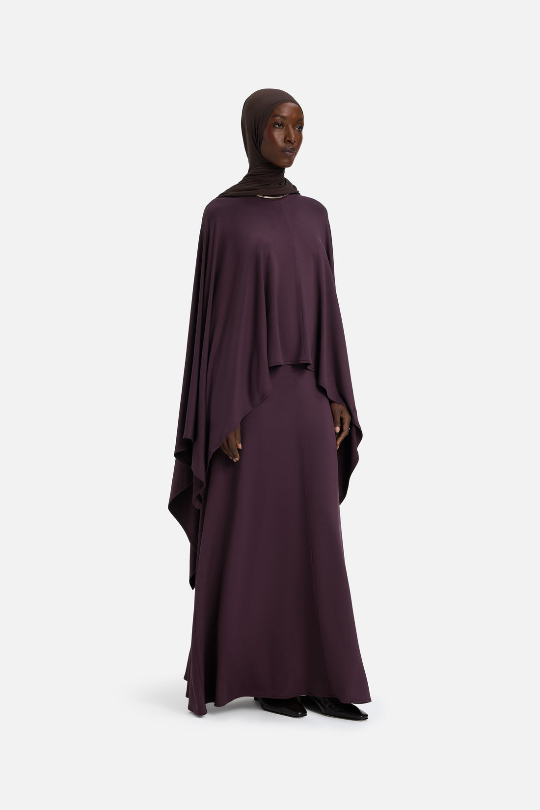 Maxi Évasé Jupe | Vintage Purple