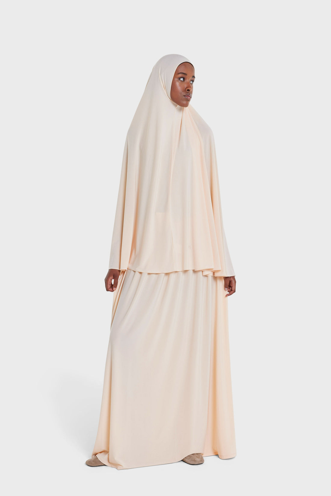 Premium Jersey Prayer Jupe | Butter Cream