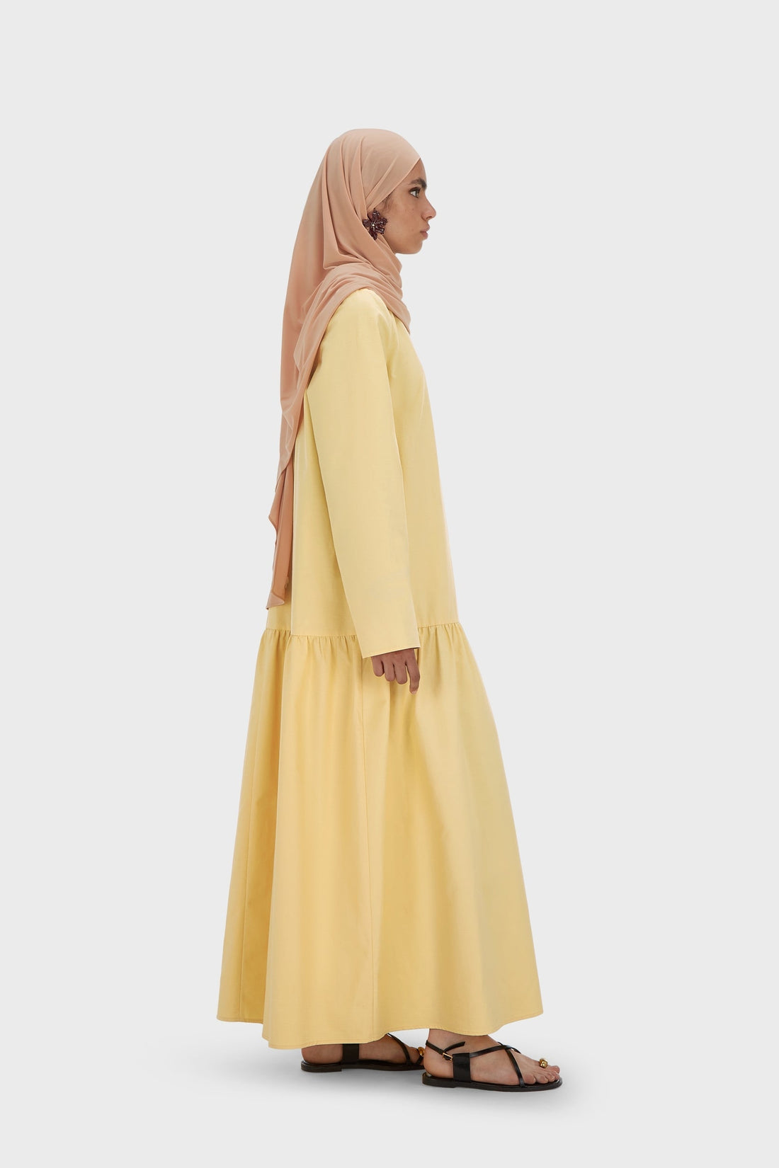 Drop Taille Robe | Sunset Yellow