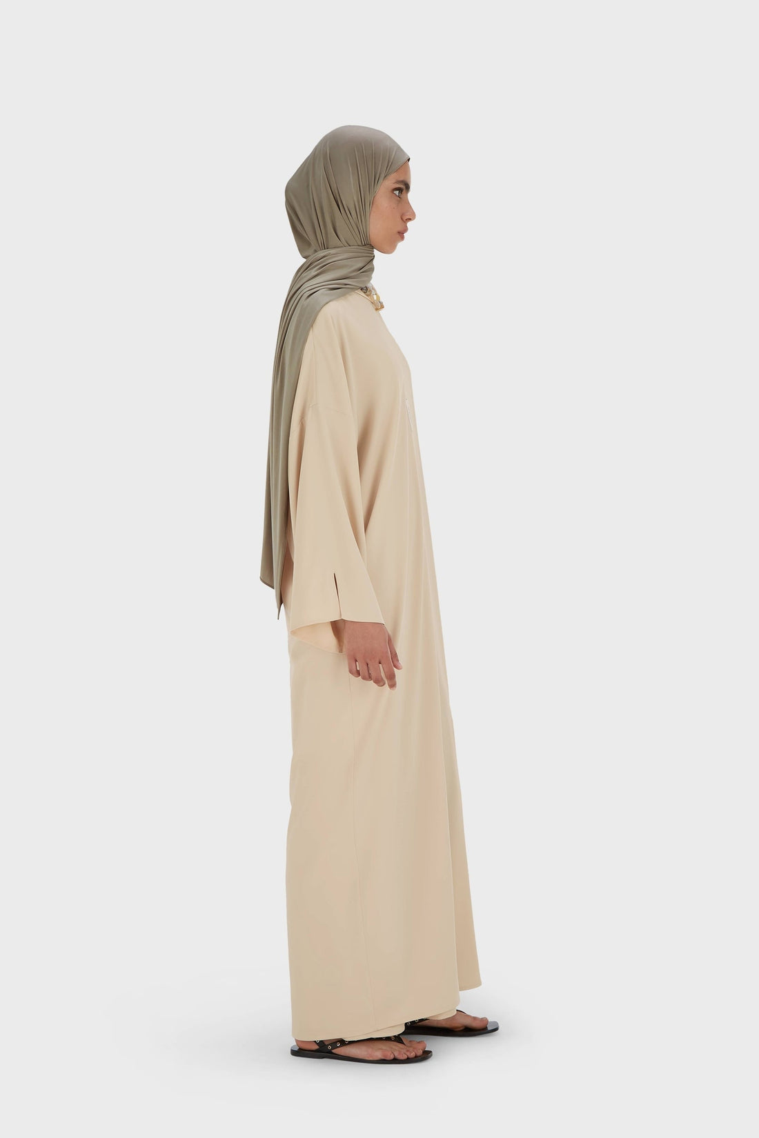 Sleeveless Tissé Robe Court | Warm Butter