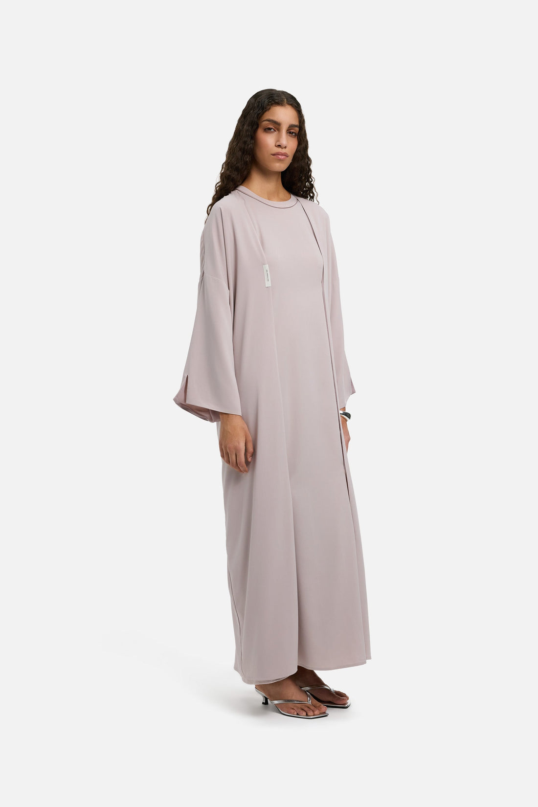 Sleeveless Tissé Robe Régulier | Lilac